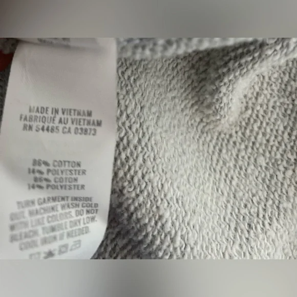 Aerie Sweatshirt Oversized Gray Crew Neck - Picture 4 of 4